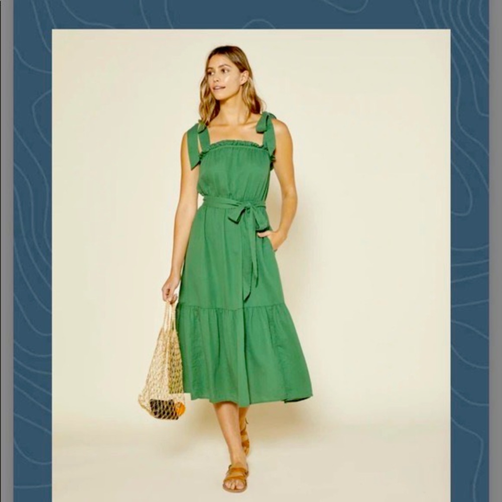 OUTERKNOWN Oasis Dress in Green